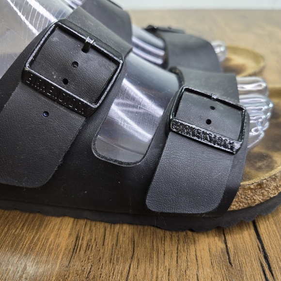 Birkenstock Arizona Double Strap Black Sandals - Picture 13 of 14